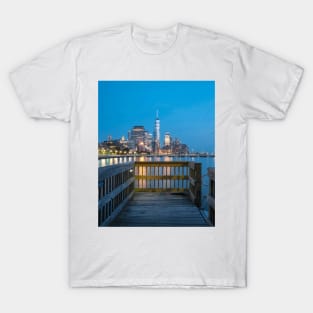 New York Pier 40 Skyline2 T-Shirt